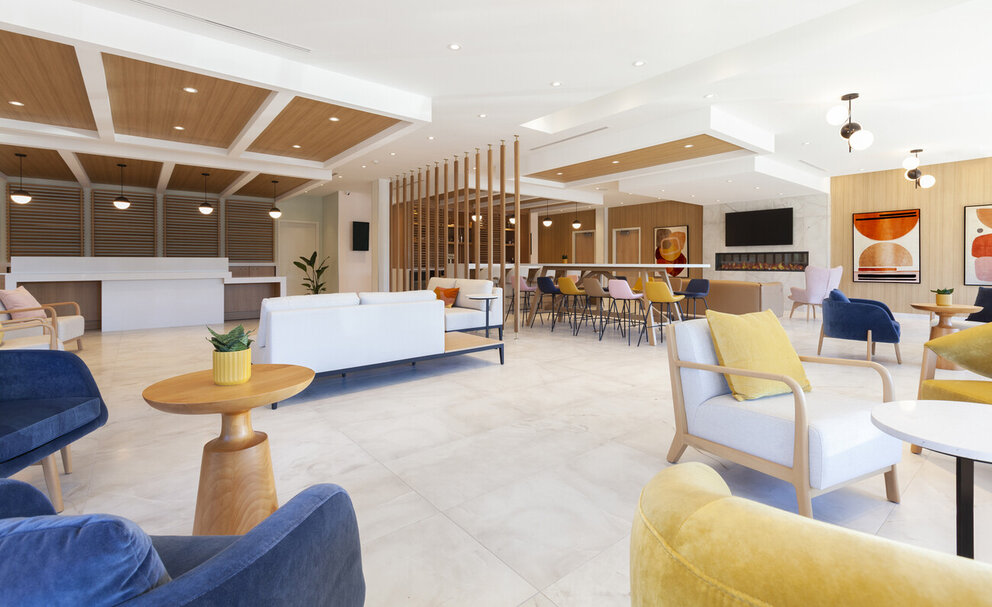 Lobby of our kingston ontario hotel