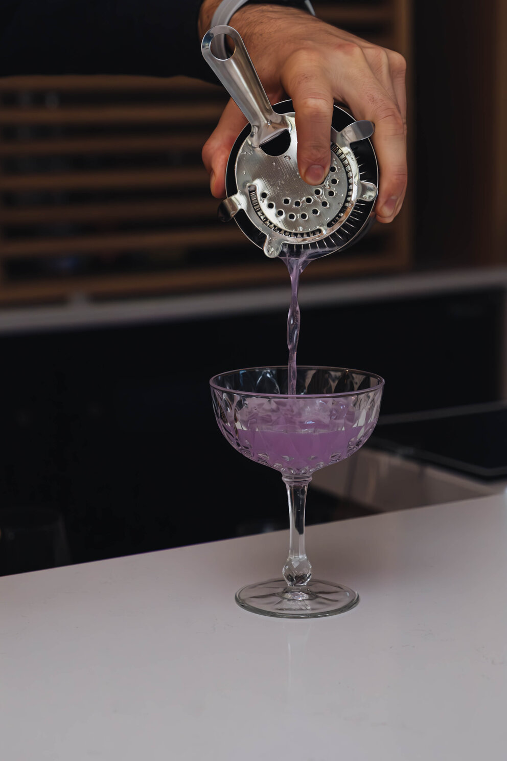 Cocktails at Strata Lobby Bar