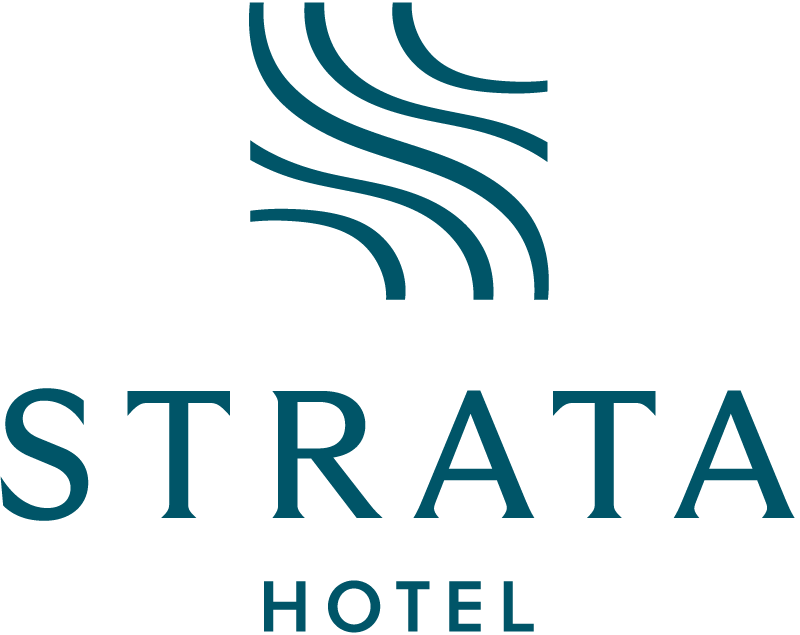 Strata Hotel Logo in Footer